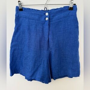 NEW Italian linen shorts with pockets - size M